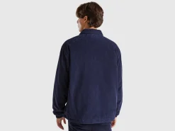 Jacket in padded velvet