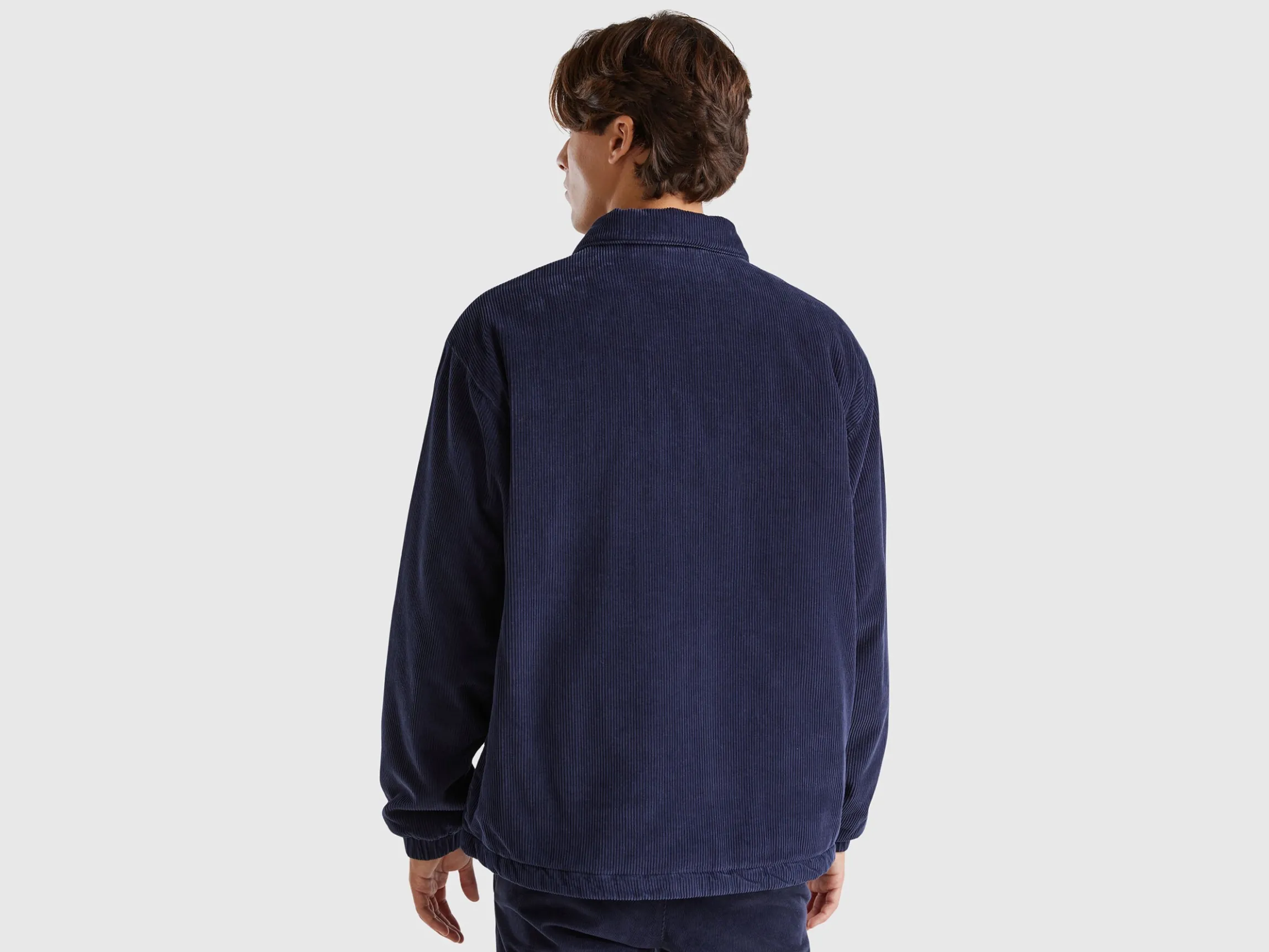 Jacket in padded velvet