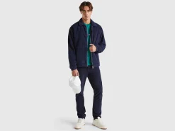 Jacket in padded velvet