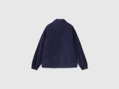 Jacket in padded velvet