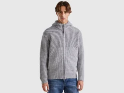 Jacket in pure Shetland wool