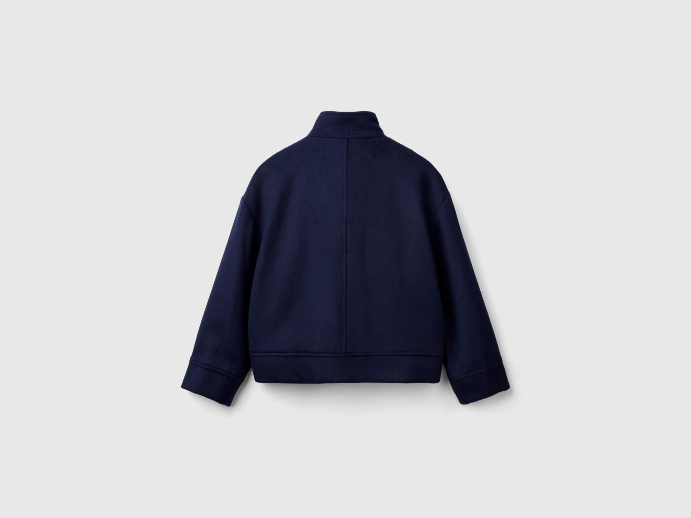 Jacket in recycled wool blend