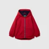 Jacket with oversized hood