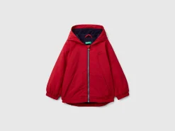 Jacket with oversized hood