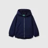 Jacket with oversized hood