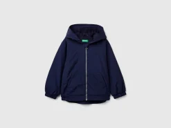 Jacket with oversized hood