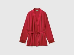 Jacket with silk details