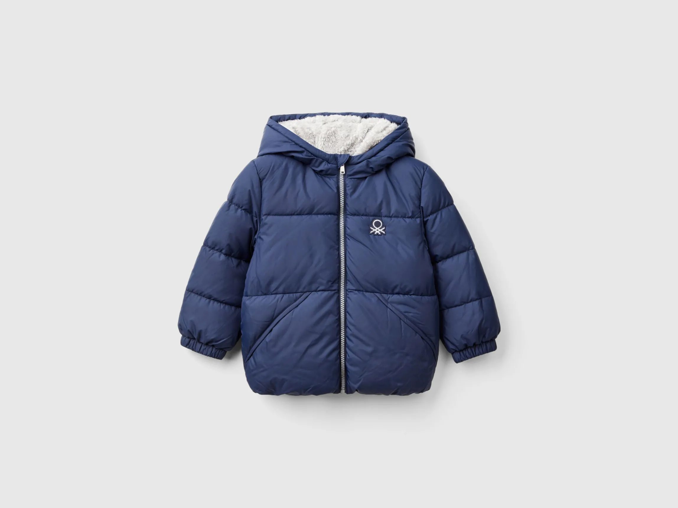 Jacket with teddy interior