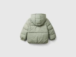 Jacket with teddy interior