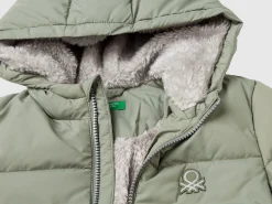 Jacket with teddy interior