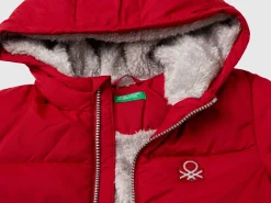 Jacket with teddy interior