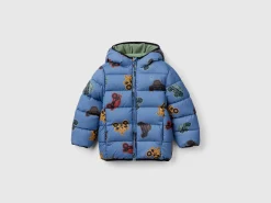 Jacket with tractor print