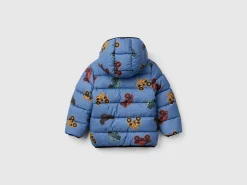 Jacket with tractor print