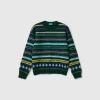 Jacquard sweater in wool blend