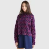 Jacquard turtle neck sweater
