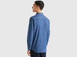 Jean shirt in 100% cotton