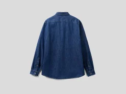 Jean shirt in 100% cotton