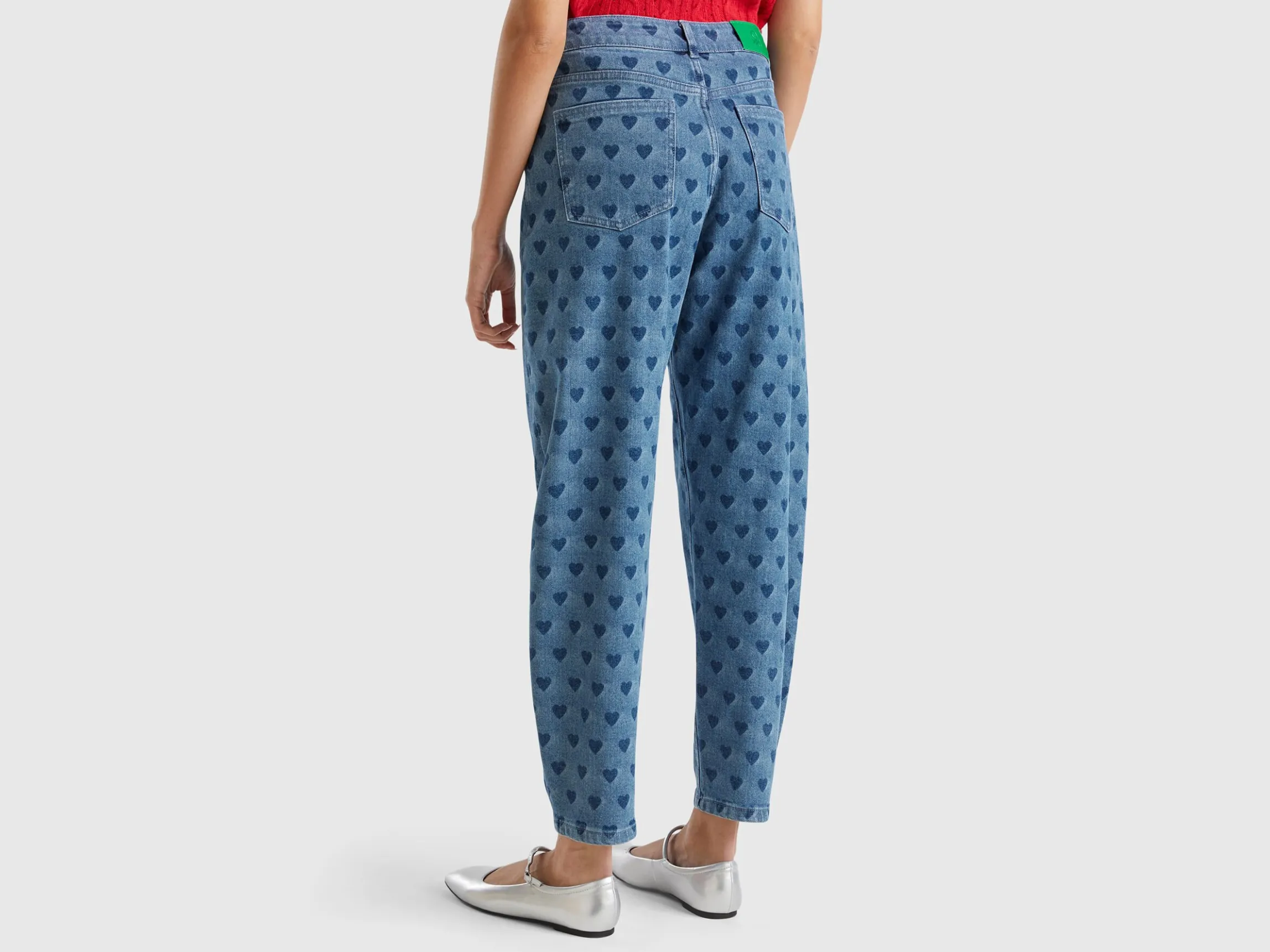 jeans with hearts