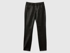 Jeggings in imitation leather