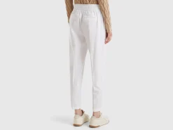 Joggers in stretch cotton