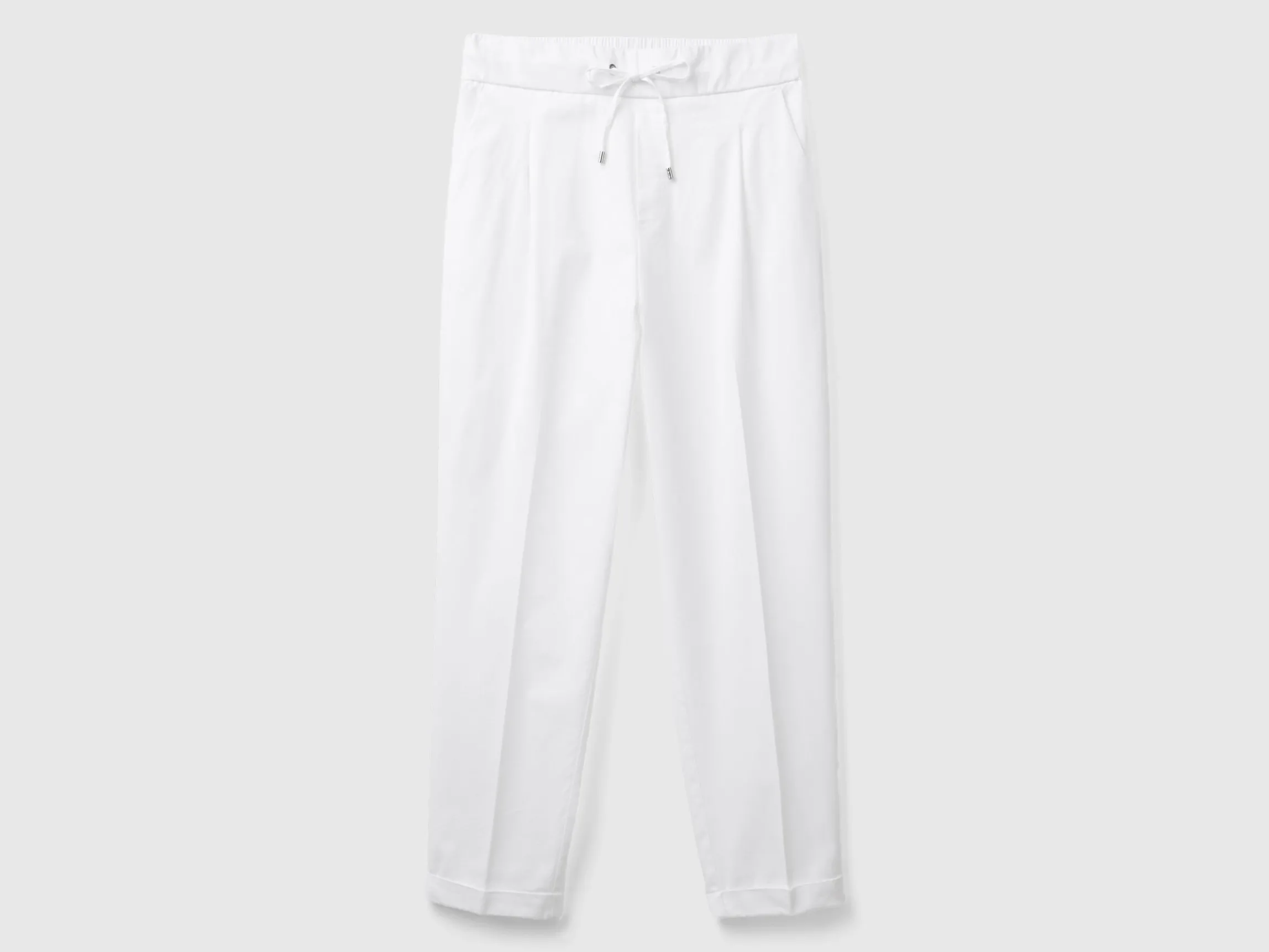 Joggers in stretch cotton