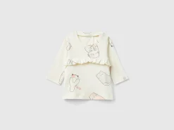 Kitten t-shirt in pure cotton