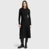 Knit dress with lurex