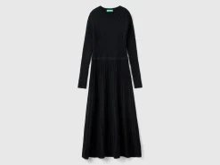 Knit dress with lurex