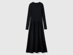 Knit dress with lurex