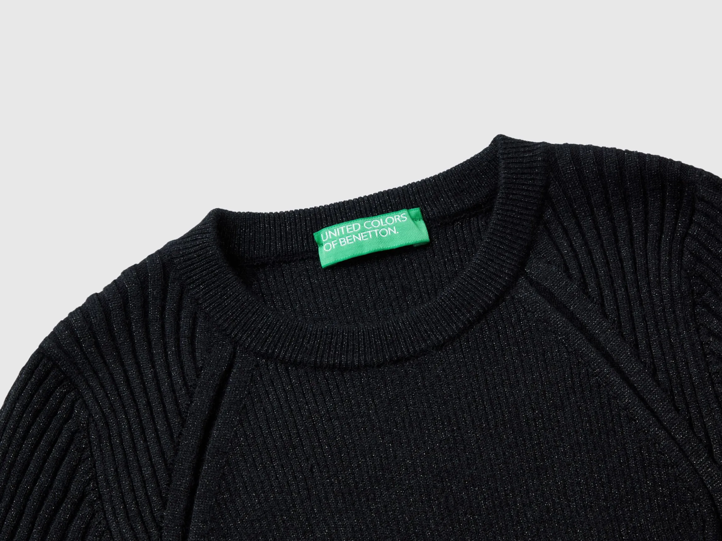 Knit dress with lurex