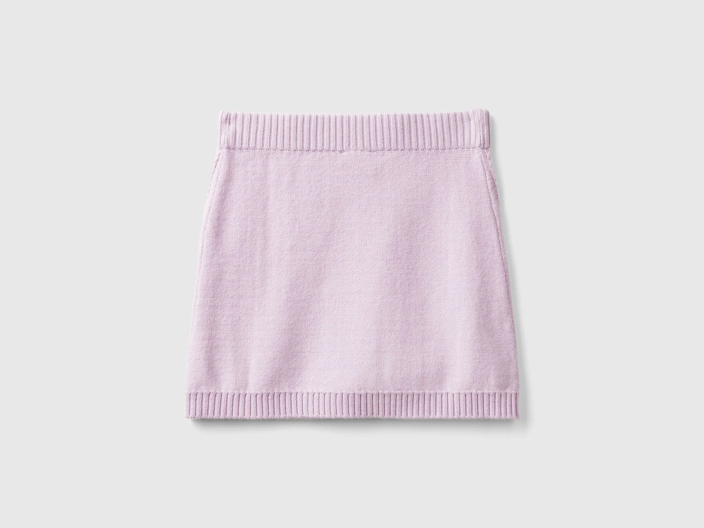 Knit mini skirt