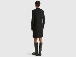 Knit turtle neck dress