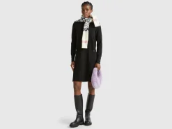 Knit turtle neck dress