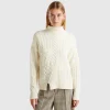 Knit turtle neck sweater