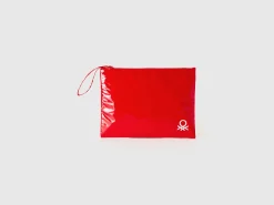 Large clutch with logo