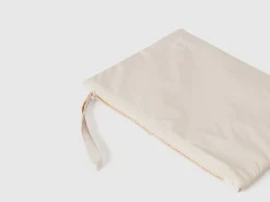 Large clutch with logo