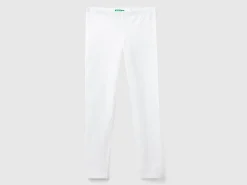 Leggings in stretch cotton with logo