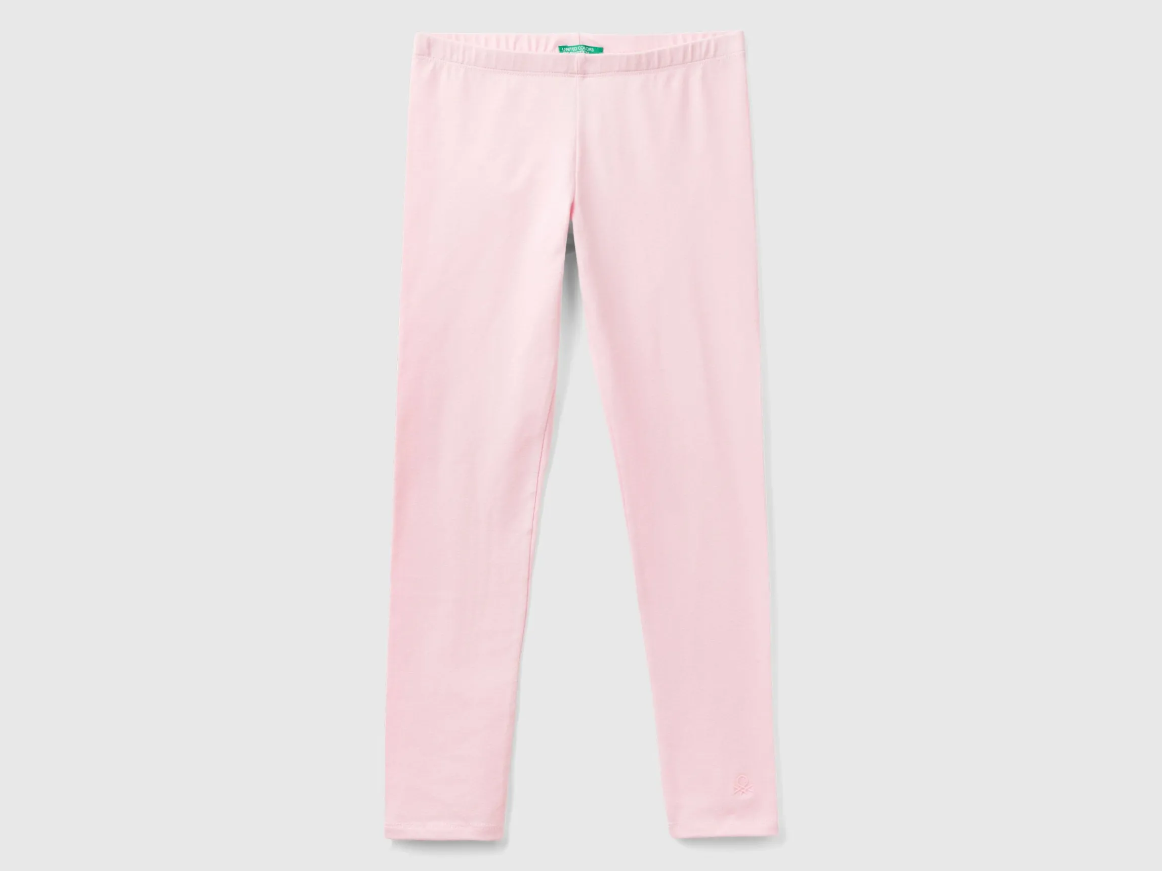 Leggings in stretch cotton with logo