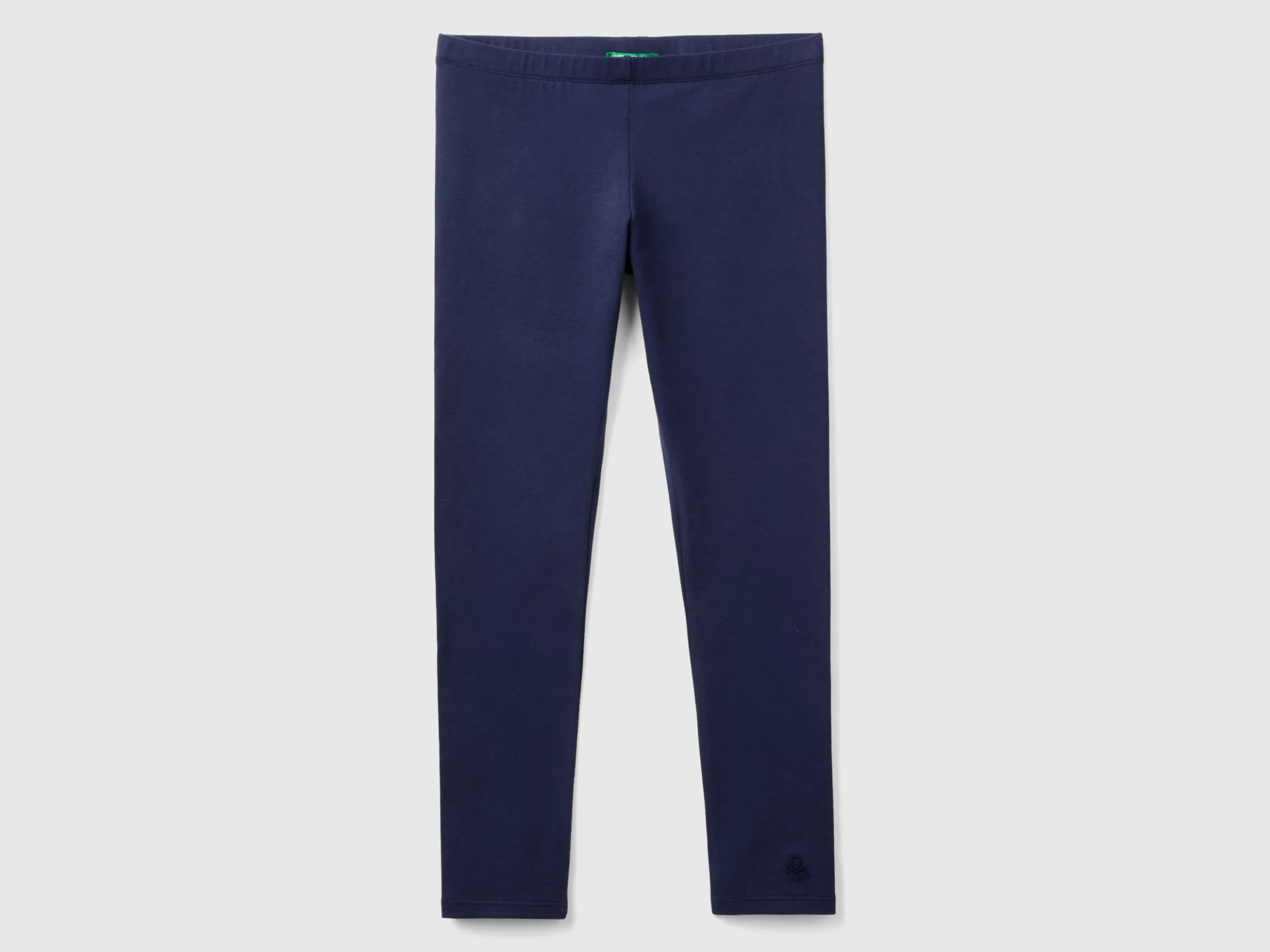 Leggings in stretch cotton with logo
