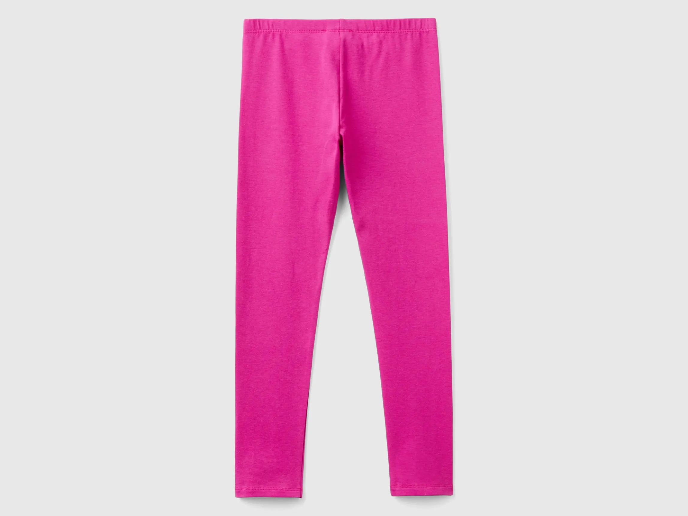 Leggings in stretch cotton with logo