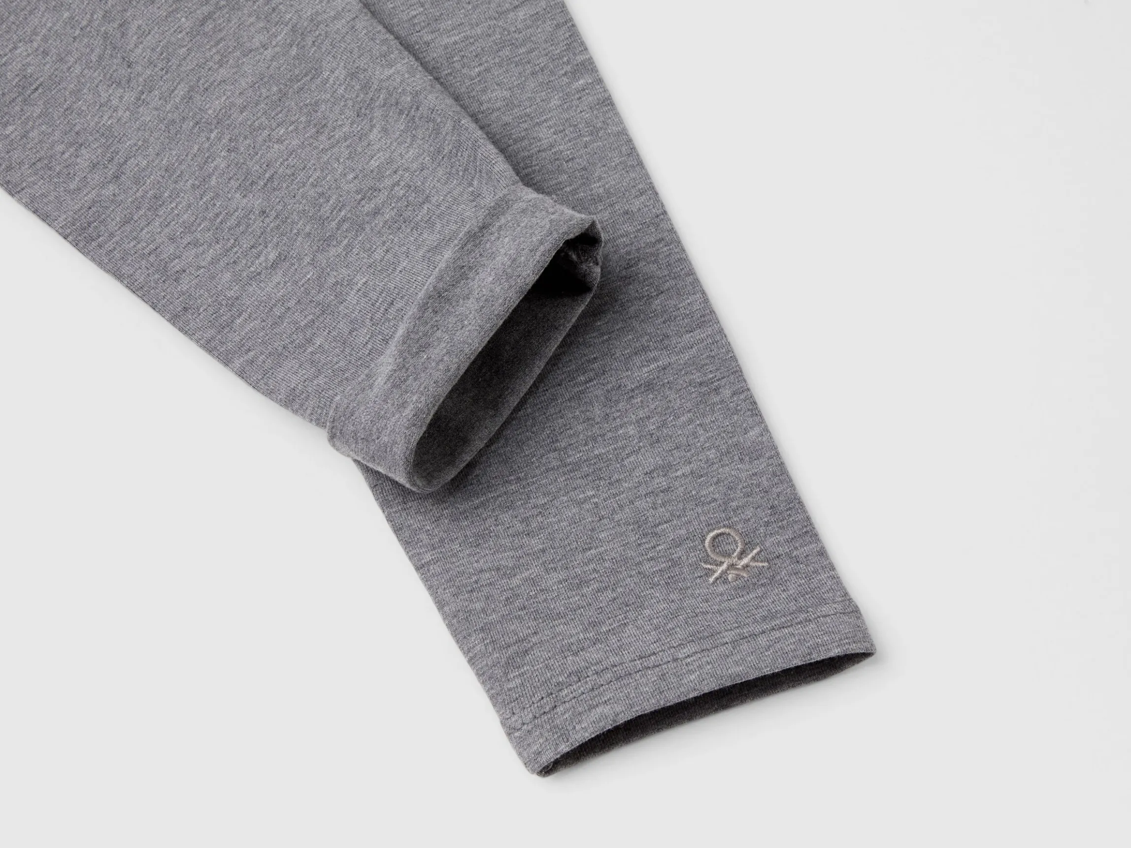 Leggings in stretch cotton with logo