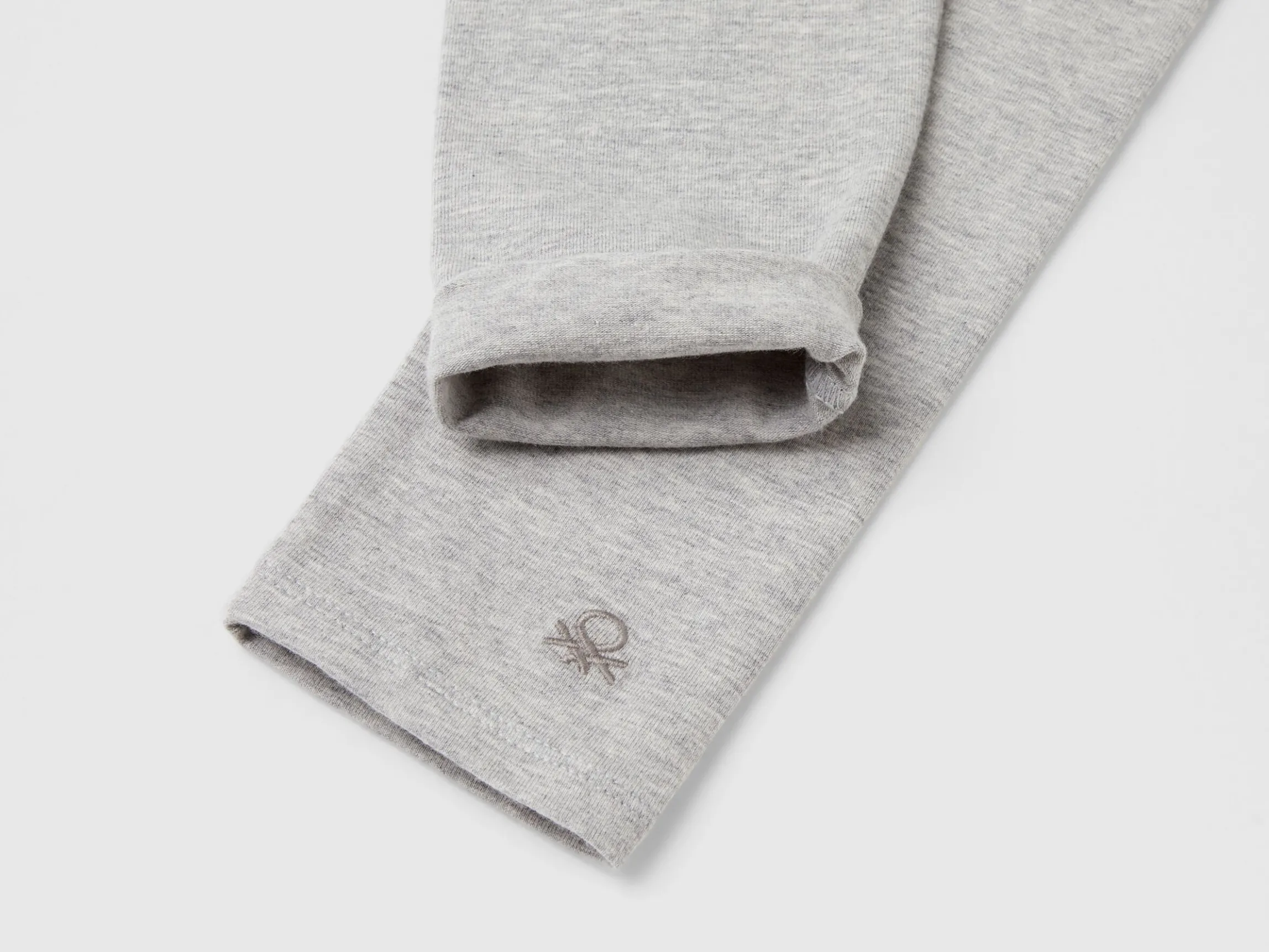 Leggings in stretch cotton with logo