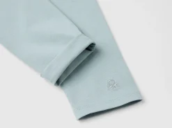 Leggings in stretch cotton with logo