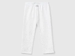 Leggings with glossy print