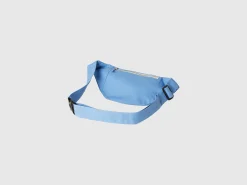 Light blue pouch in pure cotton