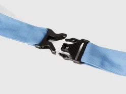 Light blue pouch in pure cotton