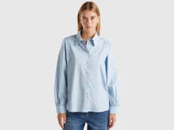 Lightweight shirt in pure cotton