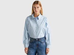 Lightweight shirt in pure cotton