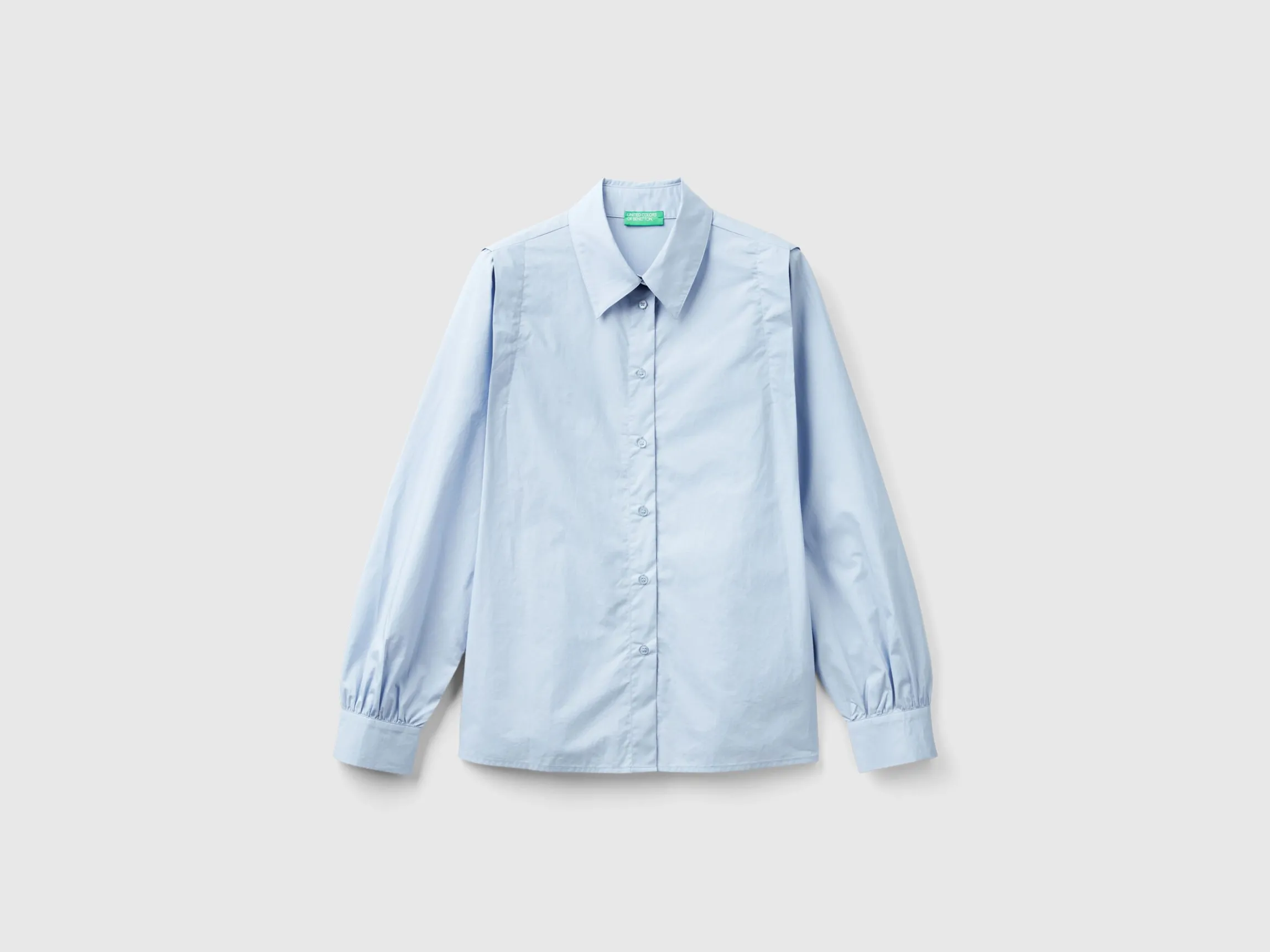 Lightweight shirt in pure cotton