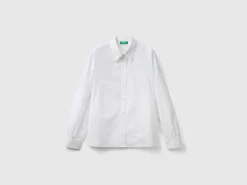 Lightweight shirt in pure cotton